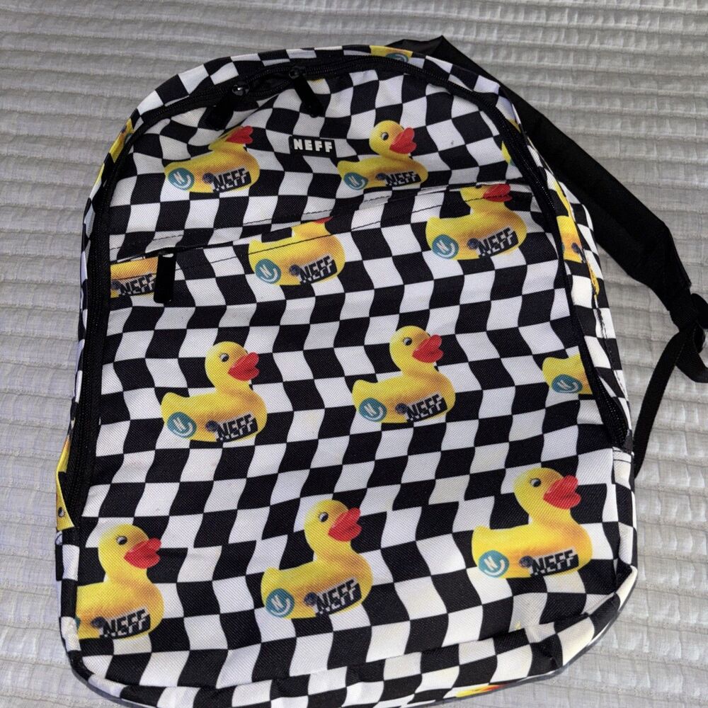 NEFF Checkerboard Rubber Ducky Full Size Daily Backpack